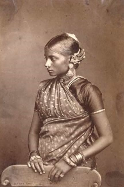 Tamil Woman from Ceylon (Sri Lanka) - ca.1896 - Old Indian Photos