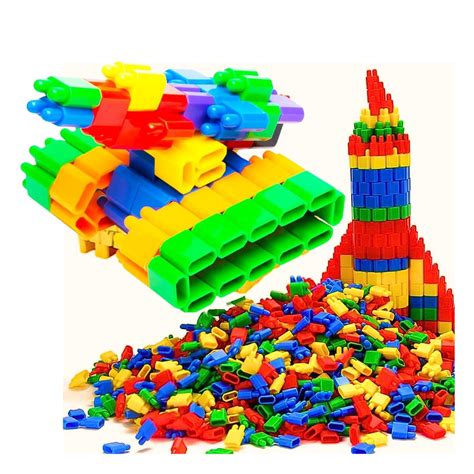 JERICOS DIY Medium Pack of 200+ Bullet Shape Educational Building ...