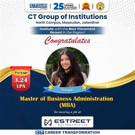 Placements - Your Gateway to Success - CT Group of Institutions