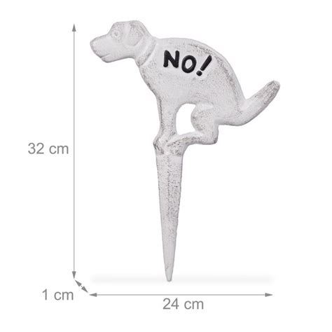 Buy Decorative Garden Sign Against Pooping Dogs HERE