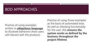 BDD Explained Development 的图像结果