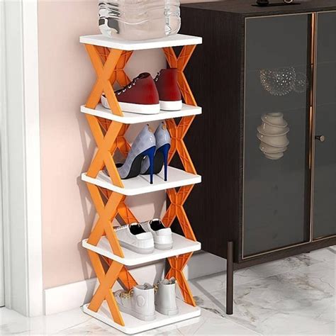 5 Layer Shoes Stand, Shoe Tower Rack Suit for Small Spaces, Closet, Sm ...