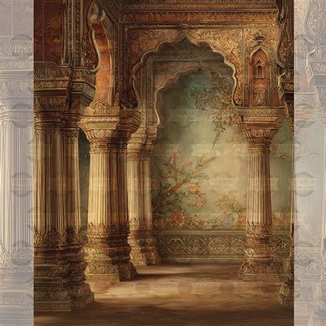 Floral Darbar - Maternity Backdrops – Madras Prop Store