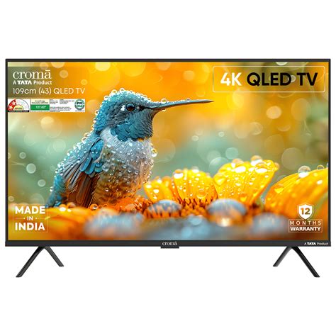 Buy 43 Inch QLED Smart TV Online at Best Prices | Croma
