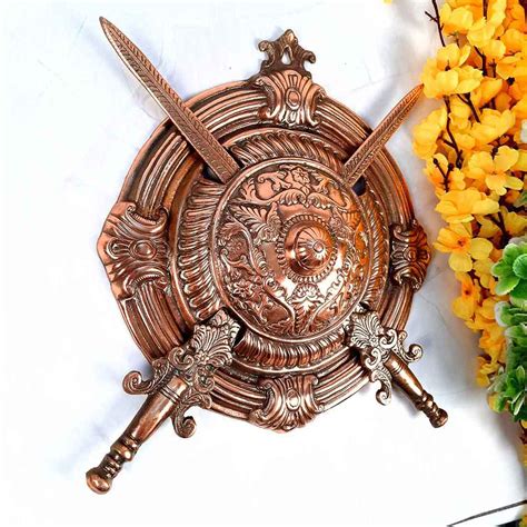 Antique Sword & Shield Wall Hanging - Shop Online