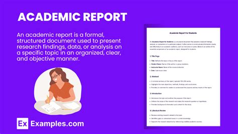 Image result for Academic Repport Example