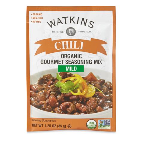 Watkins Organic Mild Chili Seasoning Mix