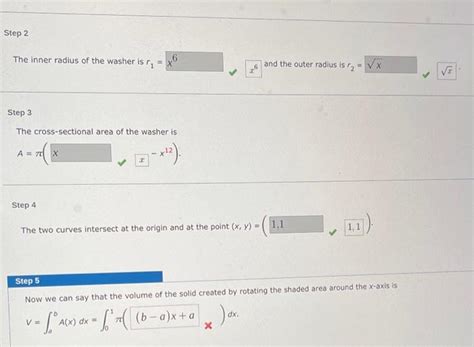 Image result for Washer Method Outer Radius