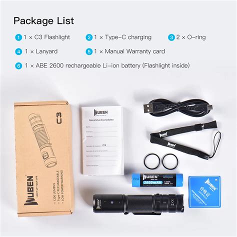 Rechargeable LED Flashlight