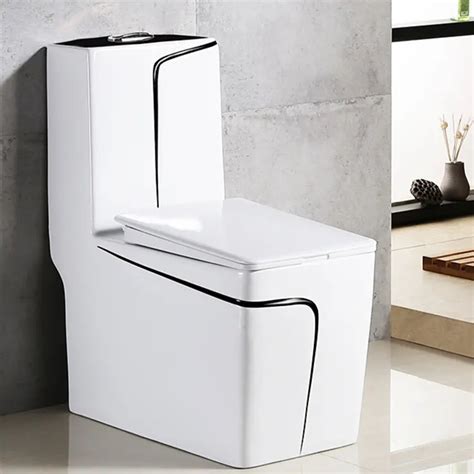 InArt One Piece Toilet Commode Wash Down Vaccum Flush - Ceramic Wester ...