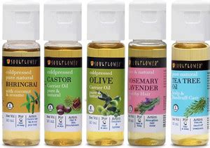 Soulflower Hair Growth Organic Oil Combo for Regrowth Hair Oil - Price ...