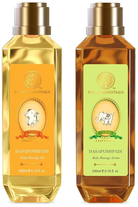 Forest Essentials Dasapushpadi Baby Body Massage Serum 200ml (Baby Oil ...