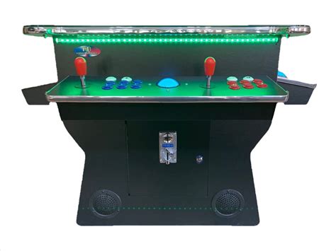 Cocktail Arcade Machine 4600 Games 32 inch screen Tilt Up Black Multi – ABVIDEOARCADES