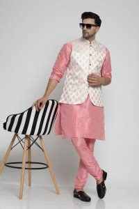 TS Lifestyle Men Kurta Churidar Ethnic Jacket Set - Buy TS Lifestyle ...