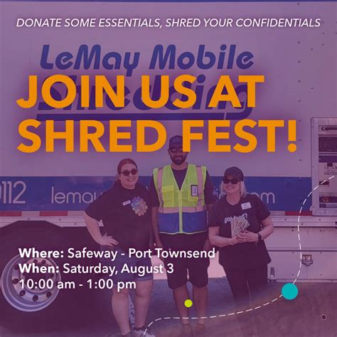 Donate some essentials while we shred your confidentials! This Saturday ...