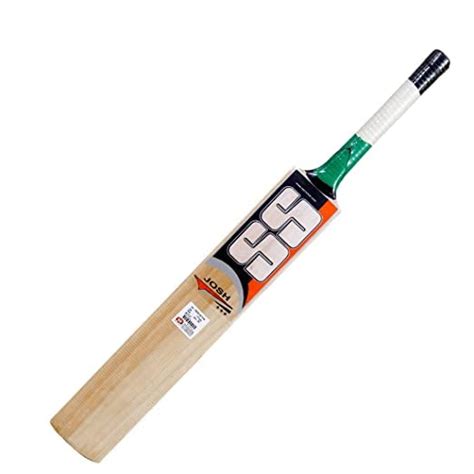Poplar Willow Cricket Wooden Bat with Tennis Cricket Ball for Boys (N ...