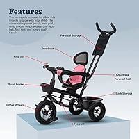 Buy GoodLuck Baybee 3 in 1 Baby Tricycle for Kids Cycle for Kids Trike ...
