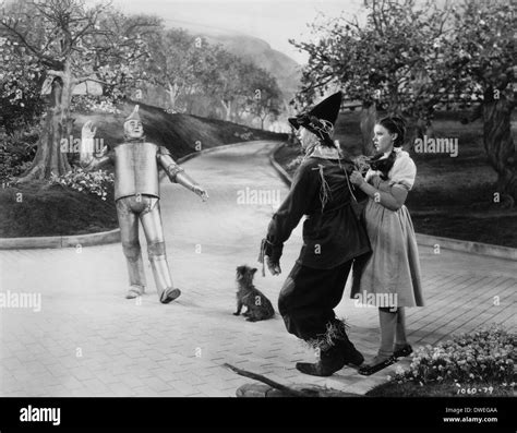 Judy Garland, Ray Bolger and Jack Haley, on-set of the Film, "The ...
