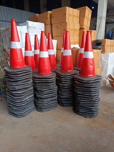 Traffic Cone - PVC Roto Traffic Cone Wholesale Trader from New Delhi