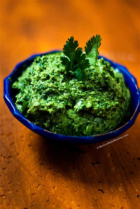 Easy Mexican Cilantro Pesto Recipe (With Vegan Option) | Mexican Made ...