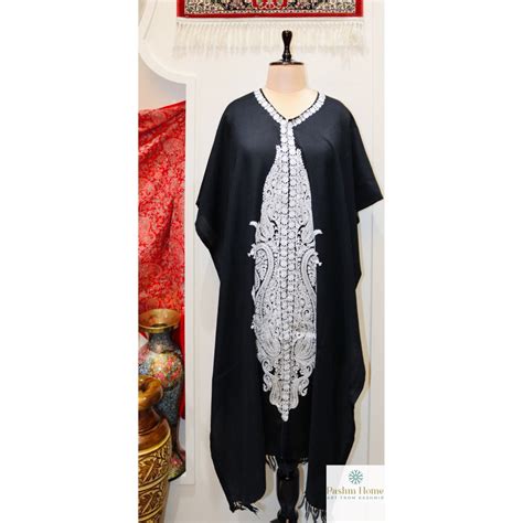 Black Cape Shawl – Pashm Home