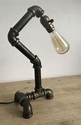 Image result for Pipe Lamp for a Desk Top