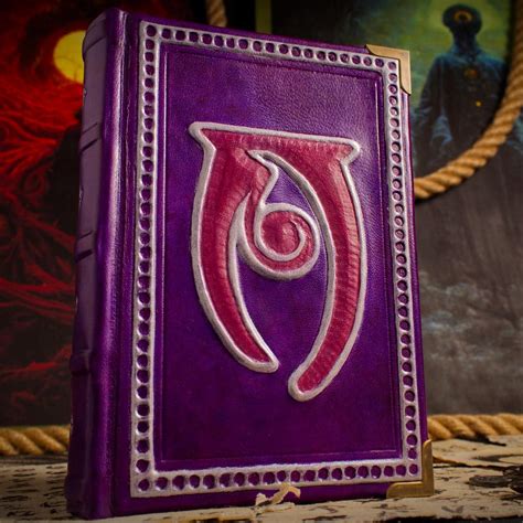 Leather Replica of the Skyrim Magic Book, Book of Oblivion Spells ...
