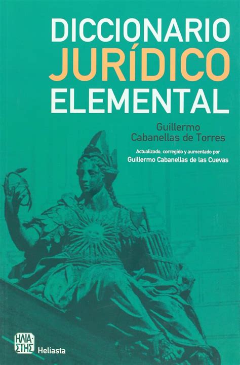 Buy Diccionario juridico elemental / Legal Elemental Dictionary Book ...