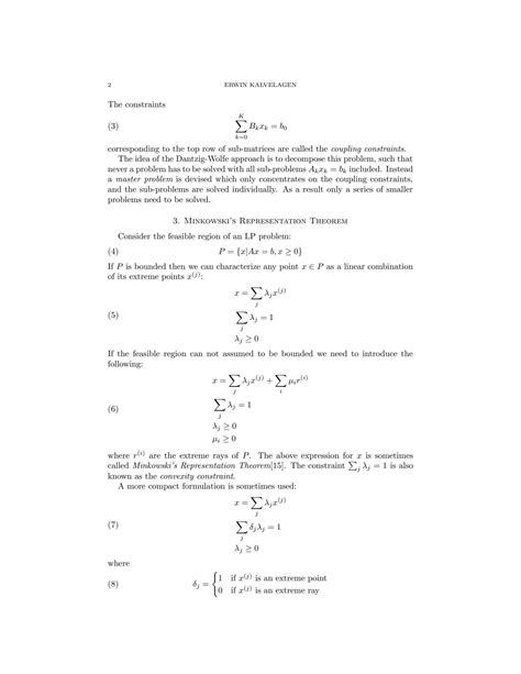 Image result for Dantzig-Wolfe Decomposition Algorithm