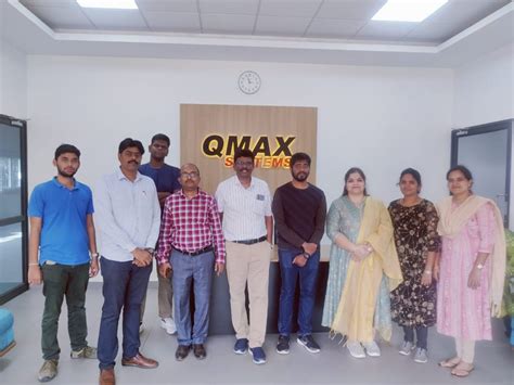 Industrial Visit to QMax Solutions Pvt. Ltd, Chennai - MGIT