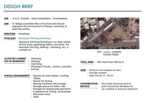 Designing a workshop | CEPT - Portfolio