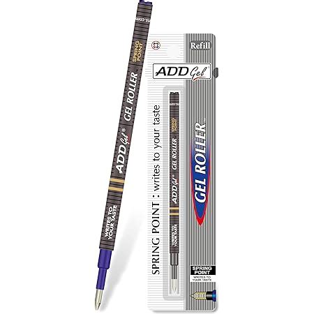 Add Gel GR - 50 GEL Roller Refill (Blue, 10 Pcs Pack) : Amazon.in ...