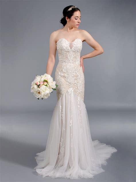 Strapless mermaid wedding dress 4046 – Tulip Bridal