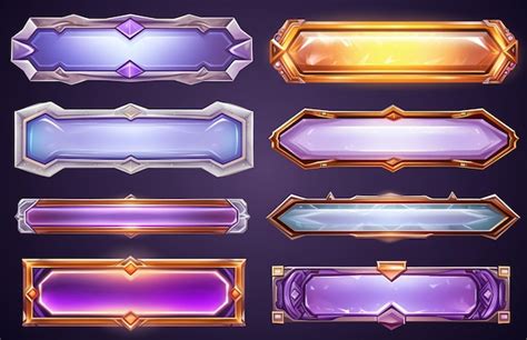 Set of stone beam icons intended for applications or games | Premium AI ...