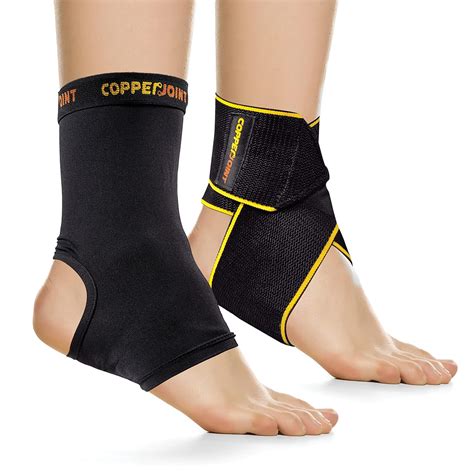 Amazon.com: CopperJoint Ankle Wrap & Ankle Compression Sleeve- Arch ...