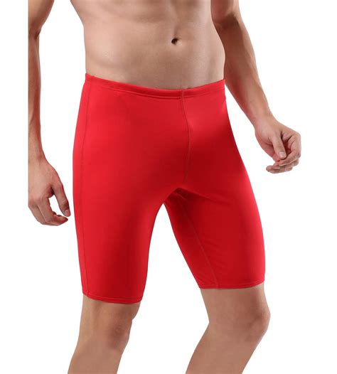 Buy Speedo Essential Endurance Plus Jammer Fedred-White Swimwear Online ...