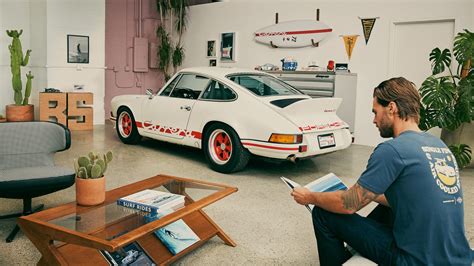 Porsche-Almond Surfboard Collaboration Pays Tribute To 1972 Carrera RS 2.7