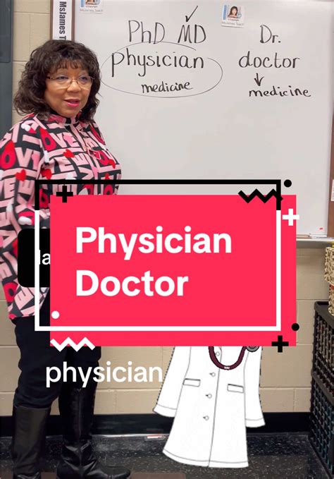 Physician vs. Doctor: What’s the | MsJames (@iamthatenglishteacher)