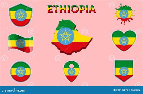 Flags Of Ethiopia And Aruba Royalty-Free Stock Image | CartoonDealer ...