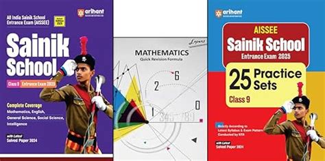Class 9 Sainik school Combo Guide & 25 practice set in English by ...