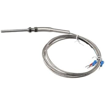SHUATI 3 Wire Thermistor Probe 2m Wire Probe Length 50mm K Type ...