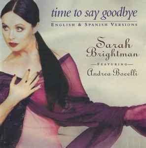 Sarah Brightman Featuring Andrea Bocelli - Time To Say Goodbye (English ...