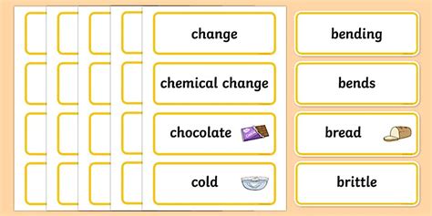 Spot The Difference Word Wall Display Cards
