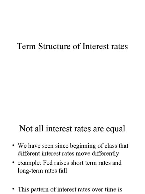 Term Structure of Interest Rate Explained 的图像结果