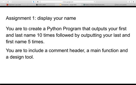 Image result for What Is Your Name Python Code