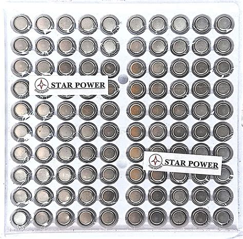 Turnip AG13, LR44 Coin Battery 1.55V 303, 357, A76 Silver Oxide line ...