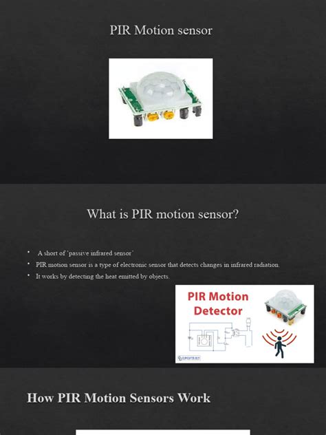 Image result for How Does PIR Motion Sensor Work