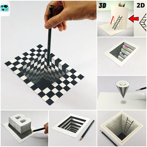 How To Draw 3d Art With Pencil