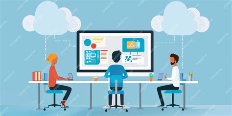 Image result for Three People at a Computer