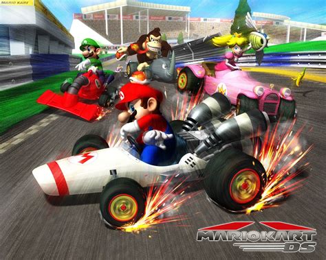 Download Mario Video Game Mario Kart Ds Wallpaper